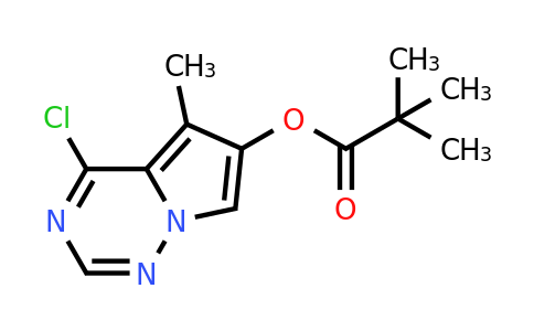 CAS 872206-49-0 | 4-chloro-5-methylpyrrolo[2,1-f][1,2,4]triazin-6-yl 2,2-dimethylpropanoate