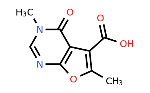 CAS 872319-72-7 | 3,6-dimethyl-4-oxo-3H,4H-furo[2,3-d]pyrimidine-5-carboxylic acid