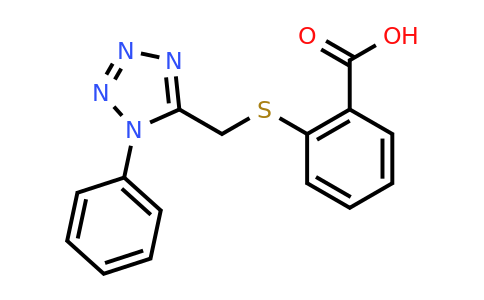 CAS 872319-73-8 | 2-{[(1-phenyl-1H-1,2,3,4-tetrazol-5-yl)methyl]sulfanyl}benzoic acid
