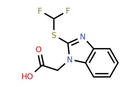 CAS 872319-77-2 | 2-{2-[(difluoromethyl)sulfanyl]-1H-1,3-benzodiazol-1-yl}acetic acid