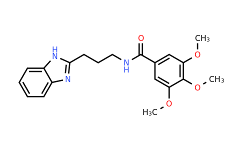 CAS 872345-00-1 | N-[3-(1H-1,3-Benzodiazol-2-yl)propyl]-3,4,5-trimethoxybenzamide