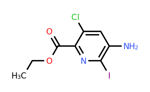 CAS 872355-66-3 | 5-Amino-3-chloro-6-iodo-pyridine-2-carboxylic acid ethyl ester