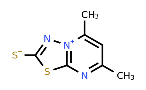 CAS 87253-83-6 | {5,7-dimethyl-4lambda5-[1,3,4]thiadiazolo[3,2-a]pyrimidin-4-ylium-2-yl}sulfanide