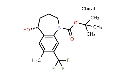 CAS 872624-60-7 | (R)-tert-Butyl 5-hydroxy-7-methyl-8-(trifluoromethyl)-2,3,4,5-tetrahydro-1H-benzo[b]azepine-1-carboxylate