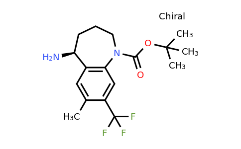 CAS 872624-62-9 | (S)-tert-Butyl 5-amino-7-methyl-8-(trifluoromethyl)-2,3,4,5-tetrahydro-1H-benzo[b]azepine-1-carboxylate