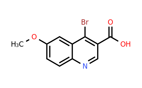 CAS 872714-51-7 | 4-Bromo-6-methoxyquinoline-3-carboxylic acid