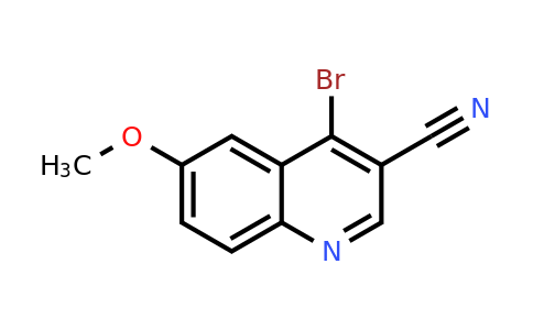 CAS 872714-52-8 | 4-Bromo-6-methoxyquinoline-3-carbonitrile