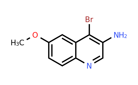 CAS 872714-60-8 | 4-Bromo-6-methoxyquinolin-3-amine