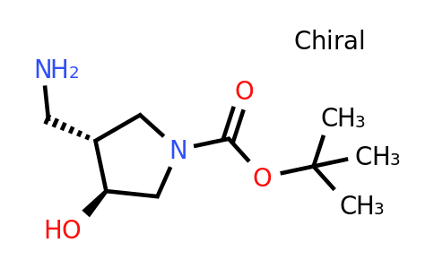 CAS 872715-62-3 | tert-butyl trans-3-(aminomethyl)-4-hydroxypyrrolidine-1-carboxylate