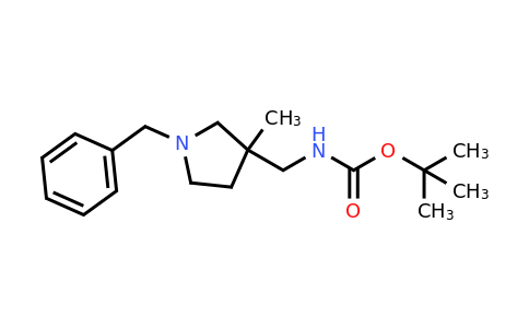 CAS 872716-54-6 | tert-butyl N-[(1-benzyl-3-methylpyrrolidin-3-yl)methyl]carbamate