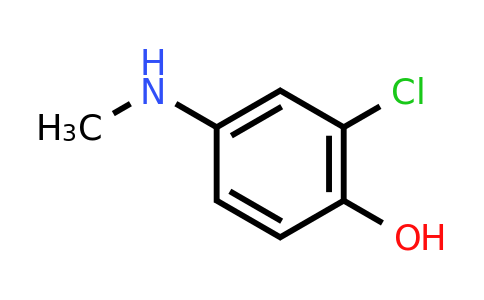 CAS 872811-26-2 | 2-Chloro-4-(methylamino)-phenol