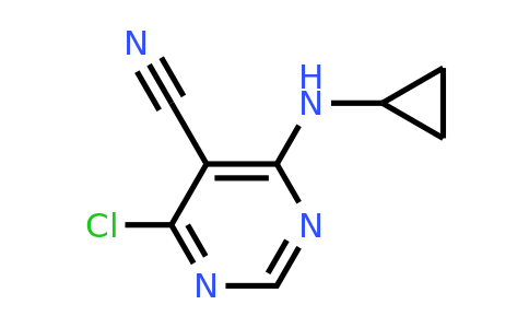 CAS 872890-13-6 | 4-Chloro-6-(cyclopropylamino)pyrimidine-5-carbonitrile