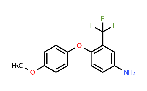 CAS 87294-18-6 | 4-(4-Methoxyphenoxy)-3-(trifluoromethyl)aniline