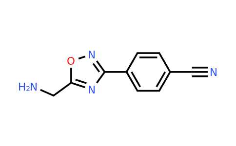 CAS 873009-56-4 | 4-[5-(Aminomethyl)-1,2,4-oxadiazol-3-YL]benzonitrile