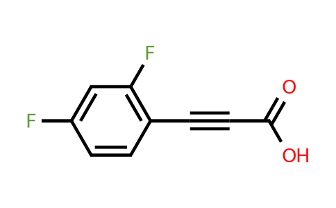 CAS 873075-53-7 | 3-(2,4-difluorophenyl)prop-2-ynoic acid
