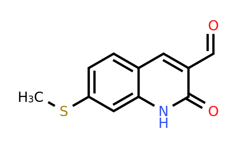 CAS 873300-63-1 | 7-(Methylthio)-2-oxo-1,2-dihydroquinoline-3-carbaldehyde