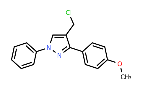 CAS 873312-85-7 | 4-(chloromethyl)-3-(4-methoxyphenyl)-1-phenyl-1H-pyrazole