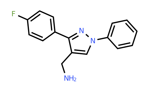 CAS 873312-95-9 | [3-(4-fluorophenyl)-1-phenyl-1H-pyrazol-4-yl]methanamine
