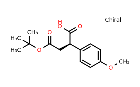 CAS 873326-20-6 | (R)-4-(tert-Butoxy)-2-(4-methoxyphenyl)-4-oxobutanoic acid