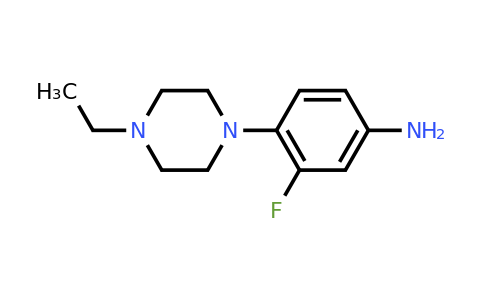 CAS 873537-27-0 | 4-(4-Ethylpiperazin-1-YL)-3-fluoroaniline