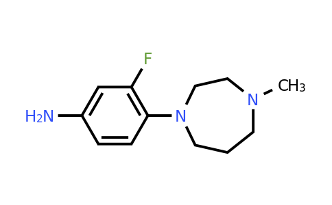 CAS 873537-30-5 | 3-Fluoro-4-(4-methyl-1,4-diazepan-1-yl)aniline