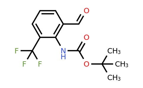 CAS 873692-10-5 | Tert-butyl 2-formyl-6-(trifluoromethyl)phenylcarbamate