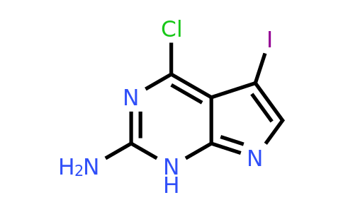 CAS 873792-88-2 | 4-Chloro-5-iodo-1H-pyrrolo[2,3-D]pyrimidin-2-amine