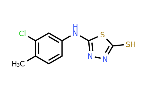 CAS 873810-46-9 | 5-[(3-chloro-4-methylphenyl)amino]-1,3,4-thiadiazole-2-thiol