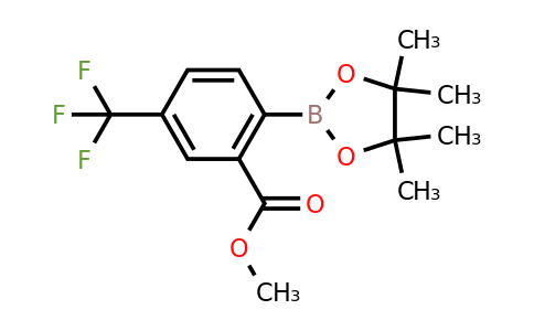 CAS 873846-89-0 | Benzoic acid, 2-(4,4,5,5-tetramethyl-1,3,2-dioxaborolan-2-YL)-5-(trifluoromethyl)-, methyl ester