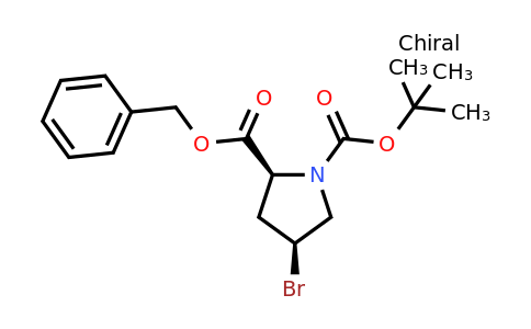 CAS 874162-95-5 | (2S, 4S)-1-N-Boc-4-bromo-proline benzyl ester
