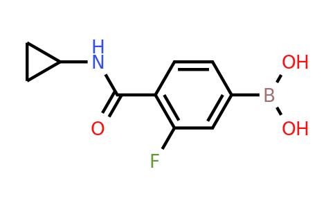 CAS 874289-20-0 | (4-(Cyclopropylcarbamoyl)-3-fluorophenyl)boronic acid