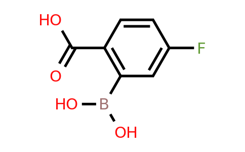 2-Carboxy-5-fluorophenylboronic acid