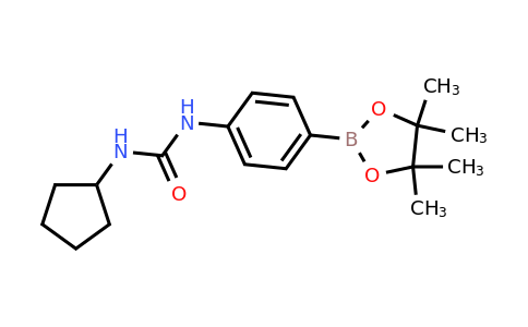 CAS 874297-80-0 | 1-Cyclopentyl-3-(4-(4,4,5,5-tetramethyl-1,3,2-dioxaborolan-2-yl)phenyl)urea