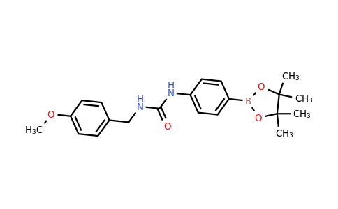 CAS 874298-21-2 | 1-(4-Methoxybenzyl)-3-(4-(4,4,5,5-tetramethyl-1,3,2-dioxaborolan-2-yl)phenyl)urea