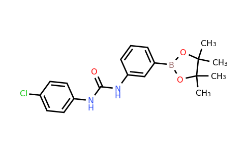 CAS 874302-00-8 | 1-(4-Chlorophenyl)-3-(3-(4,4,5,5-tetramethyl-1,3,2-dioxaborolan-2-yl)phenyl)urea