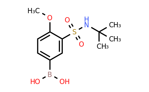 CAS 874459-69-5 | (3-(N-(tert-butyl)sulfamoyl)-4-methoxyphenyl)boronic acid