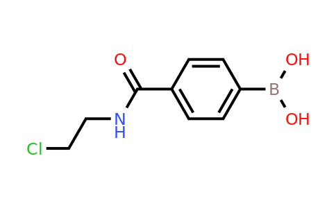 CAS 874460-05-6 | (4-((2-Chloroethyl)carbamoyl)phenyl)boronic acid