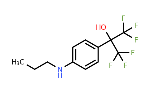 CAS 874479-45-5 | 1,1,1,3,3,3-Hexafluoro-2-(4-(propylamino)phenyl)propan-2-ol