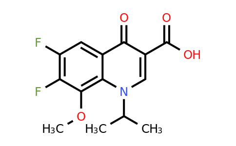 CAS 874482-59-4 | 6,7-Difluoro-1-isopropyl-8-methoxy-4-oxo-1,4-dihydroquinoline-3-carboxylic acid