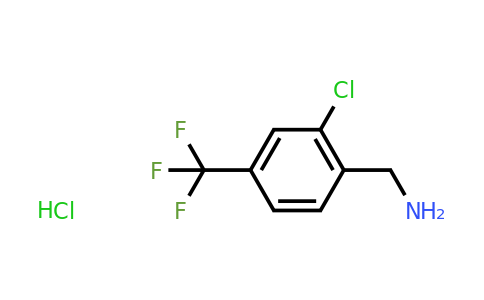 CAS 874482-99-2 | (2-Chloro-4-(trifluoromethyl)phenyl)methanamine hydrochloride