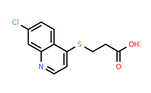 CAS 874487-43-1 | 3-[(7-chloroquinolin-4-yl)sulfanyl]propanoic acid