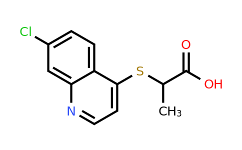 CAS 874487-44-2 | 2-[(7-chloroquinolin-4-yl)sulfanyl]propanoic acid