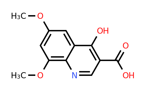 CAS 874498-79-0 | 4-Hydroxy-6,8-dimethoxyquinoline-3-carboxylic acid