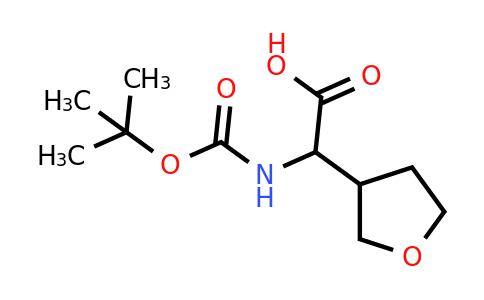 CAS 874583-03-6 | [(Tert-butoxycarbonyl)amino](tetrahydrofuran-3-YL)acetic acid