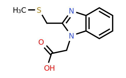 CAS 874594-05-5 | 2-{2-[(methylsulfanyl)methyl]-1H-1,3-benzodiazol-1-yl}acetic acid