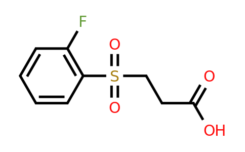 CAS 874594-06-6 | 3-(2-fluorobenzenesulfonyl)propanoic acid