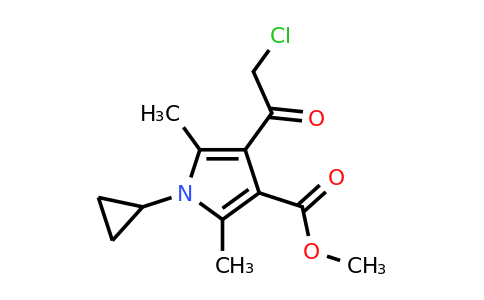 CAS 874594-07-7 | methyl 4-(2-chloroacetyl)-1-cyclopropyl-2,5-dimethyl-1H-pyrrole-3-carboxylate