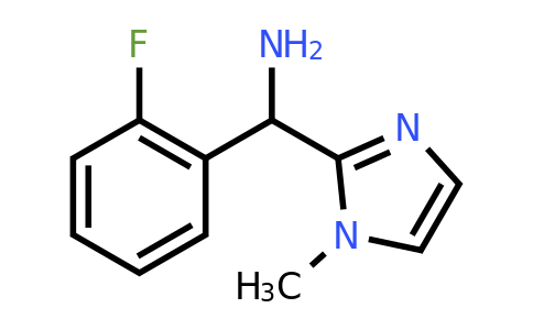 CAS 874623-45-7 | (2-fluorophenyl)(1-methyl-1H-imidazol-2-yl)methanamine