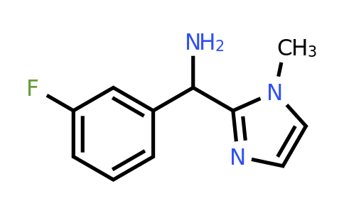 CAS 874623-46-8 | (3-fluorophenyl)(1-methyl-1H-imidazol-2-yl)methanamine