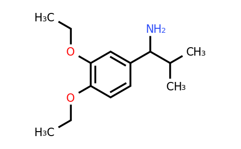 CAS 874623-47-9 | 1-(3,4-Diethoxyphenyl)-2-methylpropan-1-amine